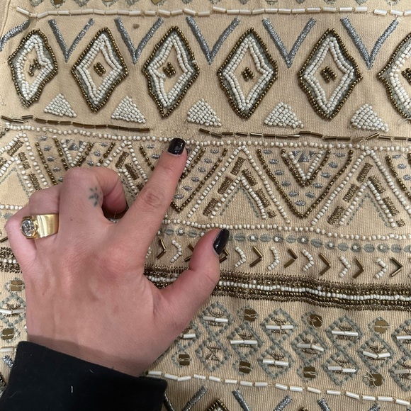 Free People Beaded Shift Dress - Picture 7 of 8